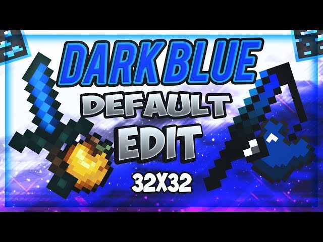 Best Blue Default Edit 32x32 UHC/PvP Texture Pack (FREE) Minecraft ...