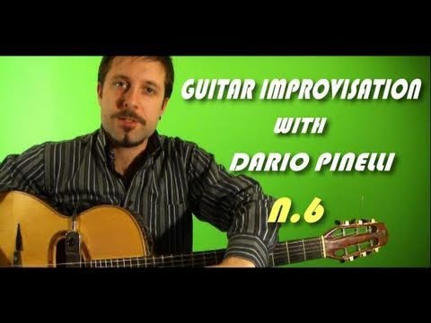 Guitar lessons n.6 with Dario Pinelli (improvisation)