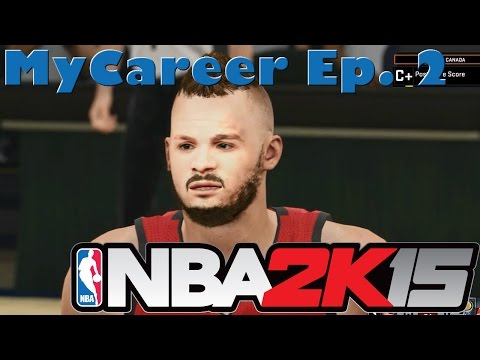 NBA 2K15 My Career: Center Ep. 2 - FIRST NBA GAME WITH RAPS