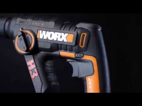 Worx WX390.1 H3 Cordless Rotary Hammer Drill 20V 6