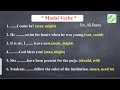 Modal Verb Practice Set 3 English Academy By Deepak Kr For All Exams