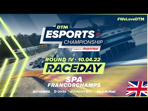 🇬🇧 DTM Esports Championship powered by MediaMarkt 2022: Round 4 - Spa-Francorchamps