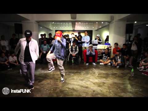 InstaFUNK 2015 Popping & Locking Battle - LOUIS vs Dimple - Popping Best 8