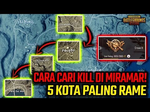 CARA ROTASI CARI KILL SOLO SQUAD DI MIRAMAR YANG BENAR!   - PUBG MOBILE INDONESIA