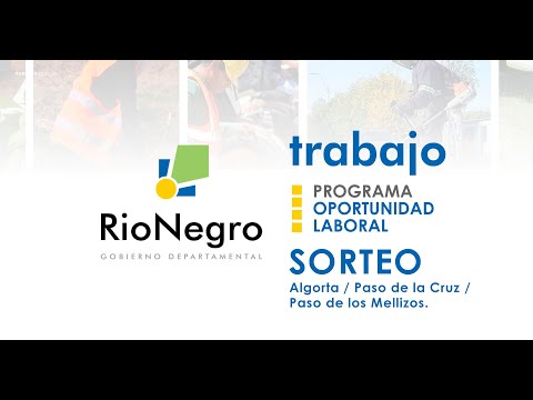 Sorteo "Programa Oportunidad Laboral" / Algorta, Paso de la Cruz y Paso de los Mellizos.