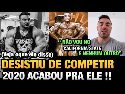 RAFA BRANDÃO NÃO VAI COMPETIR EM 2020 !! DESISTIU DO CALIFORNIA STATE E SÓ VOLTA EM 2021