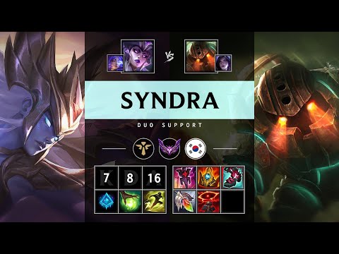 Syndra Support vs Nautilus - KR Master Patch 25.17
