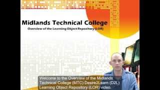 Overview of the MTC D2L Brightspace Learning Object Repository