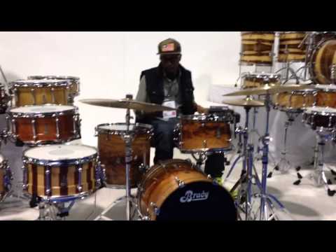 Brady Drums NAMM 2014 Chris Dave plays the Be Bop Kit