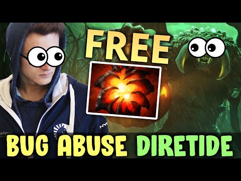 Diretide BUG ABUSE FREE AEGIS vs Miracle — immortal Undying
