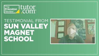 Tutor.com | Testimonial from Damon Goar, Sun Valley Magnet School