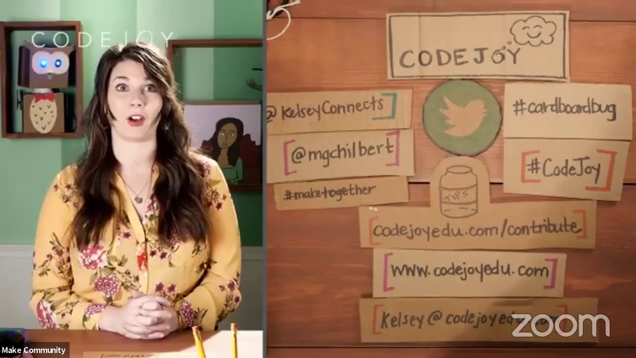 Maker Camp LIVE: Codejoy and Mechanical Wings