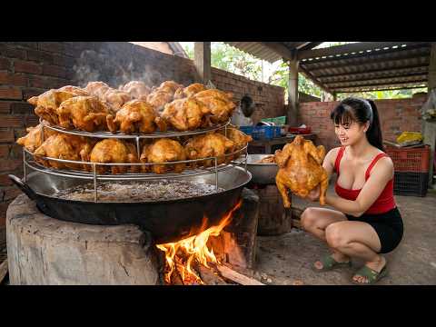 [TIMELAPSE] -- 365 Days Harvesting A Lot Of Fried Chicken, Quail Go To Village Market Sell