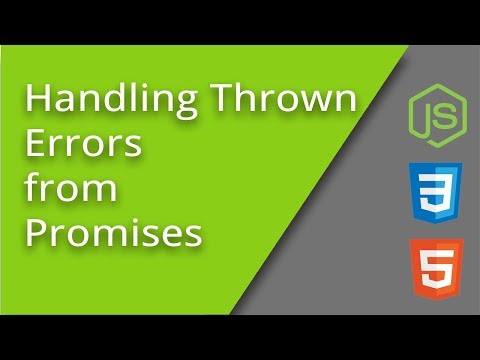 Error Handling in Promises
