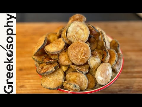 Extra Crunchy Fried Courgettes (Kolokithakia Tiganita) - Greek Recipes