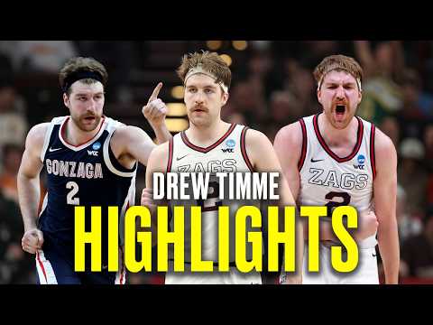 Drew Timme career March Madness highlights (2021-23)