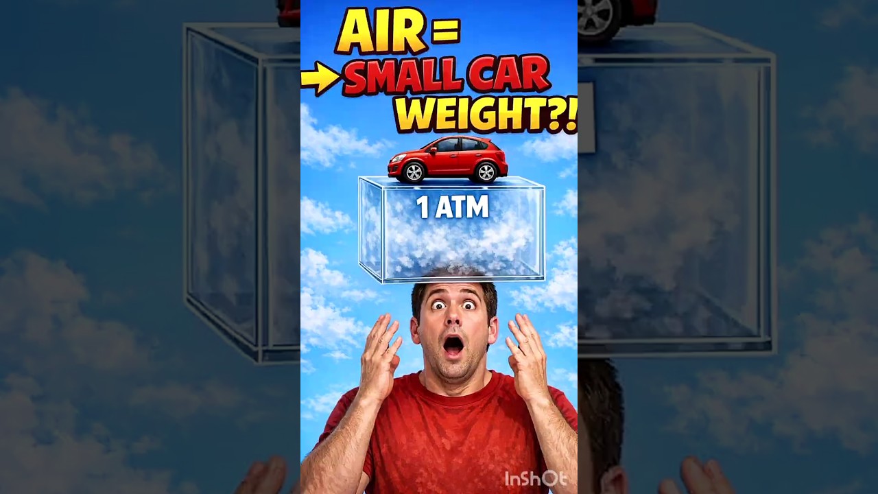 1 ATM Pressure Explained: The Air Is Heavier Than You Think! #airpressure #aircirculation #air