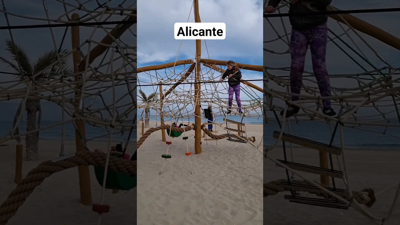 ⛱️ Plaża w #Alicante #podróże #podróżezdziećmi #hi...