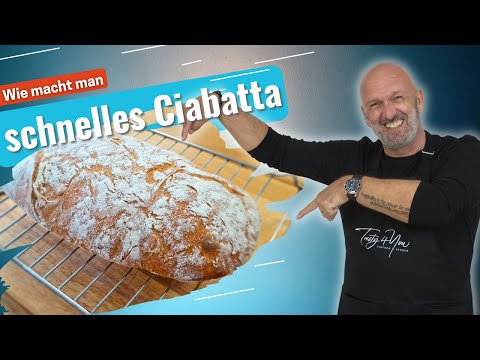 Wie macht man Ciabatta Rezept - einfach & lecker zu Haus