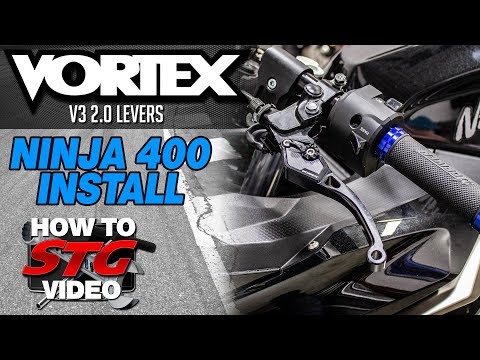 Vortex Kawasaki Ninja 400 V3 2.0 Levers Install | Sportbike Track Gear