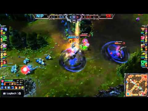 Bjergsen Diana 1vs2 against Ocelote and SK