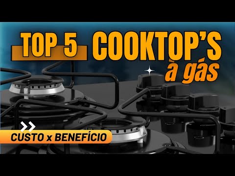 ✅ COOKTOP BOM E BARATO l Confira 5 Modelos de Cooktop à Gás com o melhor CUSTO x BENEFÍCIO de 2024!