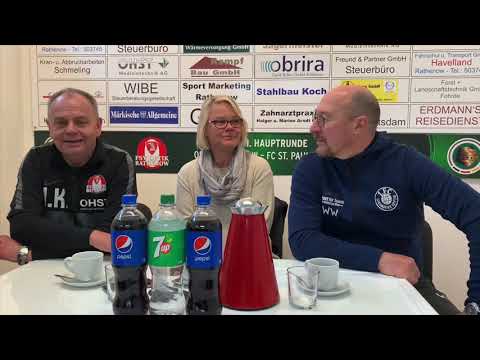 Pressekonferenz: FSV Optik Rathenow - 1.FC Lok Leipzig