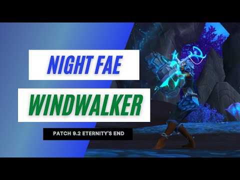 9.2 PTR - Night Fae Windwalker Monk - Single Target with 4 set and double legendary