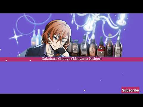 Chuuya Nakahara Character Song - Darkness, My Sorrow | Kan/Rom/Eng lyrics