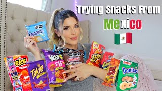TRYING SNACKS FROM MEXICO MUKBANG
