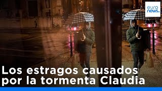 La tormenta Claudia continúa causando estragos en Portugal: Más de 2.000 incidentes