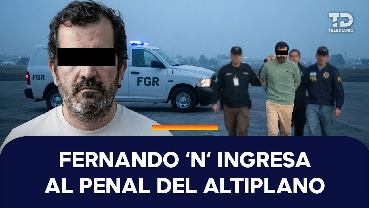 Fernando 'N' ingresa al penal del Altiplano vía aérea; ahí llevará su proceso por huachicol fiscal