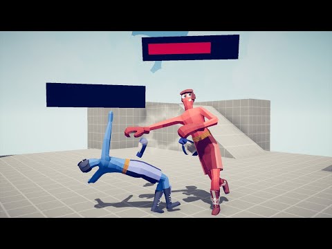 NEW BOXING | BOXER + HP BAR 1 vs 1  UNITS - TABS - Totally Accurate Battle Simulator