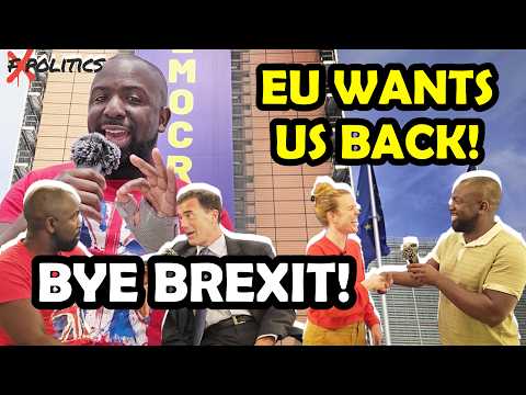 EU says UNDO Brexit and make Farage PAY! - Femi in Brussels