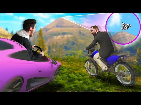 Race To The Top Of The Mountain! | GTA5 Video