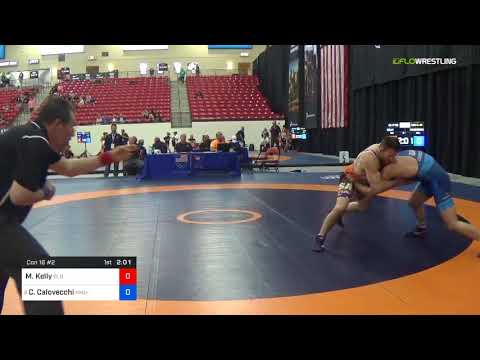 2018 Marine Corps US Open/Senior Men's Greco-Roman 77 Con 16 #2 - Michael Kelly (Old ) Vs. Curt Ca