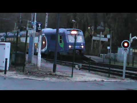 Z 5600 | Passage à niveau de la gare de Vosves [ RER D]