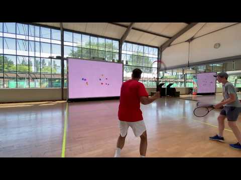 MultiBall Tennis Training Splash