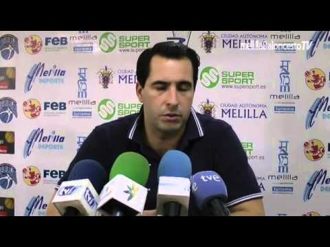 Guillermo Arenas - Rueda Prensa @ Melilla Baloncesto (ORO 13/14 - J15)