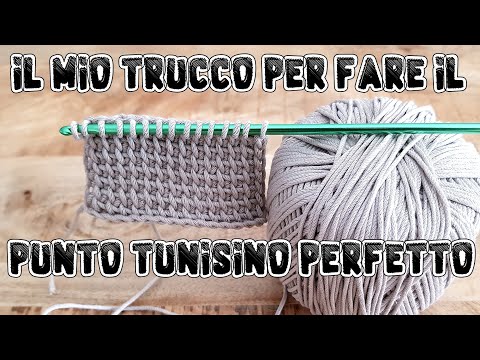 uncinetto   il mio trucco per fare punto tunisino di base perfetto
