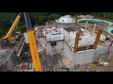 June 2018 Aerial Progress Video Peirce Island WWTF Project