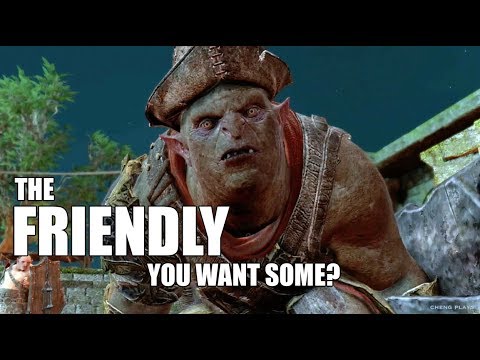 Middle Earth Shadow of War : Unique Orc Encounters & Quotes #36 THE FRIENDLY Uruk