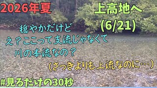 上高地散策2026.8.13(6/21) 行き止まりの先にて