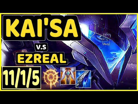 VERFIX (KAI'SA) vs EZREAL - 11/1/5 KDA BOTTOM ADC GAMEPLAY - BR Ranked MASTER