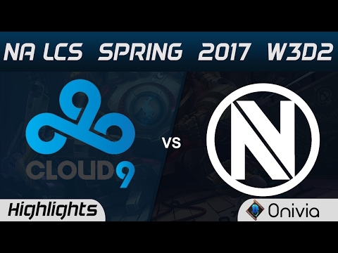 C9 vs NV Highlights Game 1 NA LCS Spring 2017 W3D2 Cloud9 vs EnvyUs   YouTube 720p