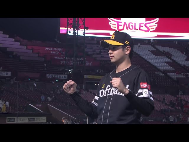 ホークス・川瀬晃選手ヒーローインタビュー 5月30日 東北楽天ゴールデンイーグルス 対 福岡ソフトバンクホークス