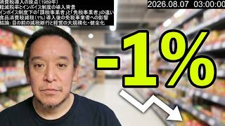 食品1%減税がもたらす現場の葛藤と混乱〜それでも今『目の前の減税』を断行すべき理由〜