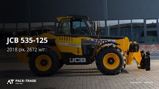 Телескопічний навантажувач JCB 535-125 Hi-Viz 2018 р. 55 кВт. 2672 м/г., № 3008  L 