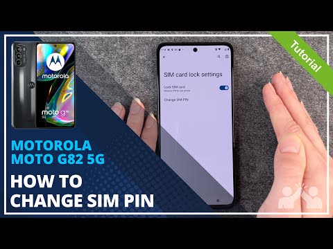 Motorola moto g82 5G - How to Change SIM PIN • 📱 • 🔢 • 🔐 • Tutorial