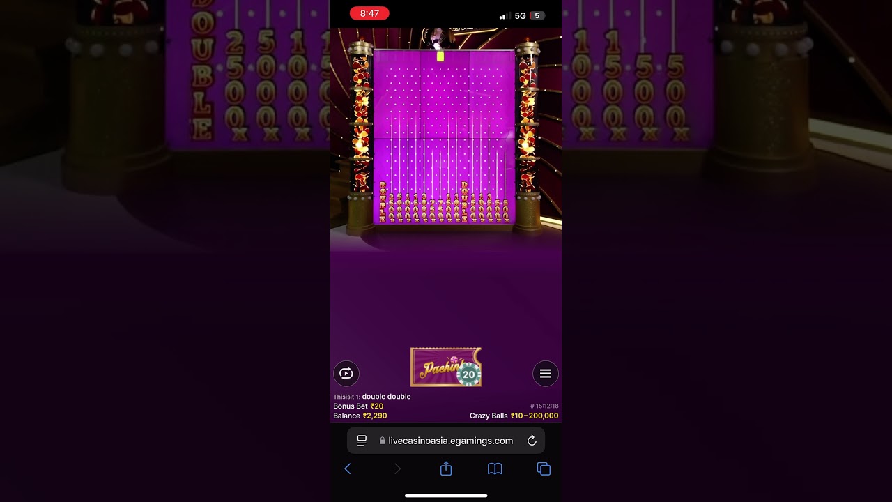 big win top slot 50x crazy ball #pachinko #crazytime #crazyball